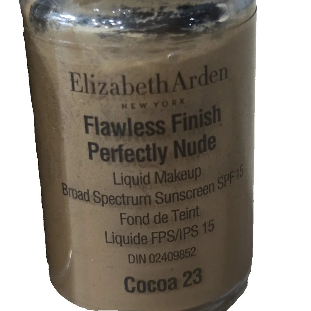 3X‎ Elizabeth Arden Flawless Finish Perfectly Nude Makeup SPF15 Liquid Cocoa 23